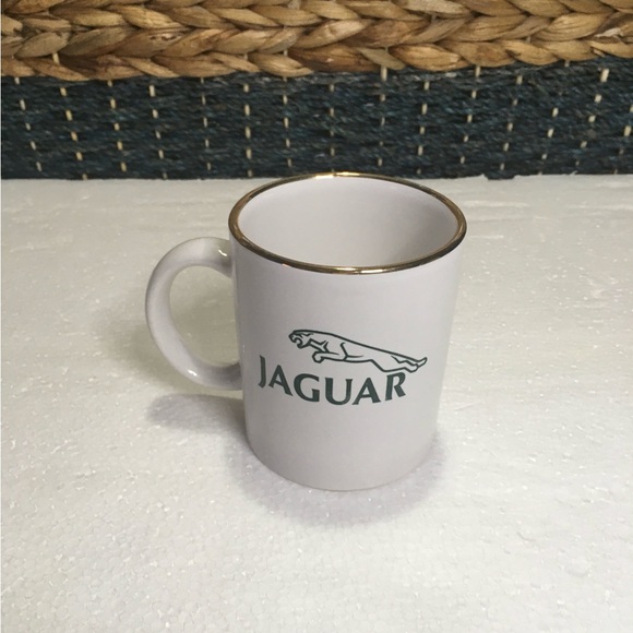 Jaguar brand ceramic white car logo mug - Picture 4 of 5